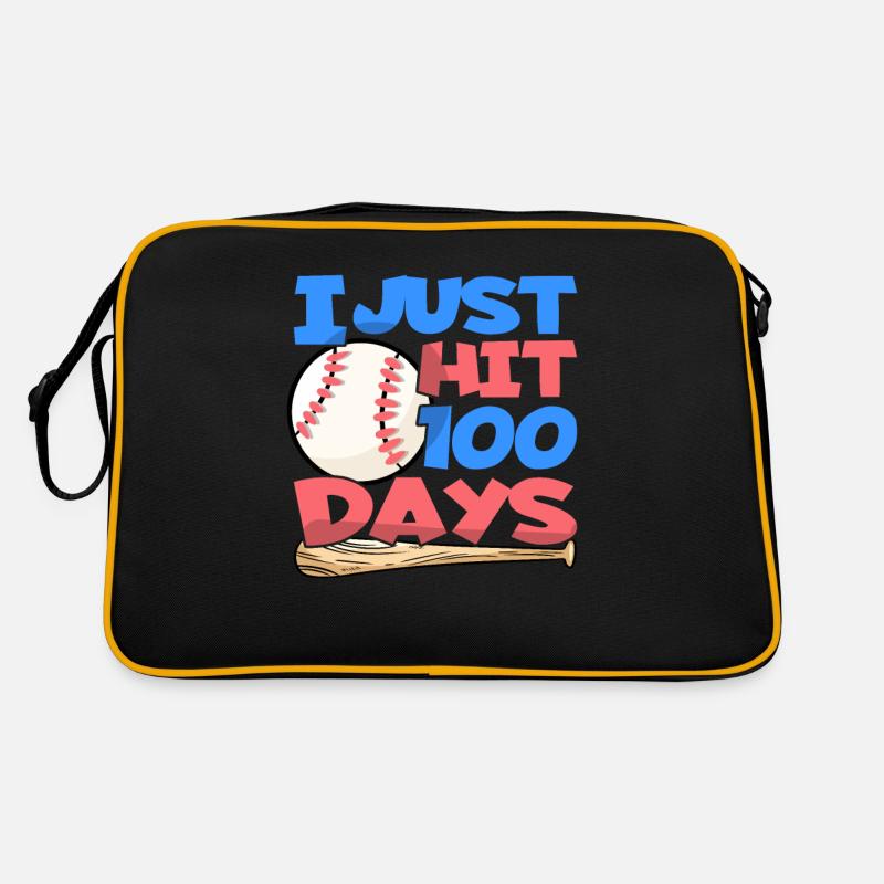 100e jour de l’école Costume de baseball 100 jours Sac Retro