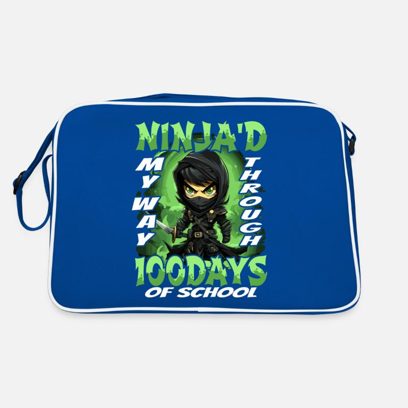 100e jour d’école Costume de ninja 100 jours d’école Sac Retro