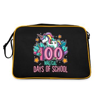 Happy 100 Days of Magical Learning - Retro Bag - black/gold - Back