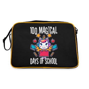 Happy 100 Days of Magical Learning - Retro Bag - black/gold - Back