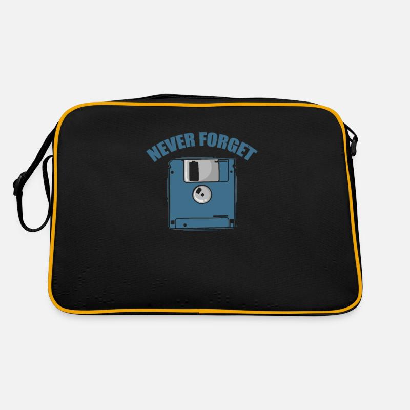 Never Forget Floppy Disk Retro Memory Module Retro Bag