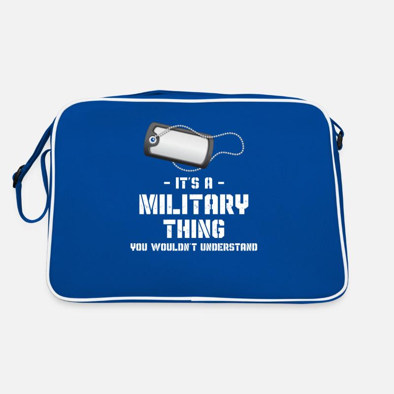 Es Ist Eine Militärische Sache, Die Du Nicht Retro Tasche