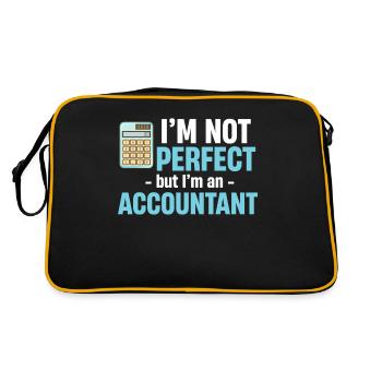 I'm not perfect, but I'm a - Retro Bag - black/gold - Back