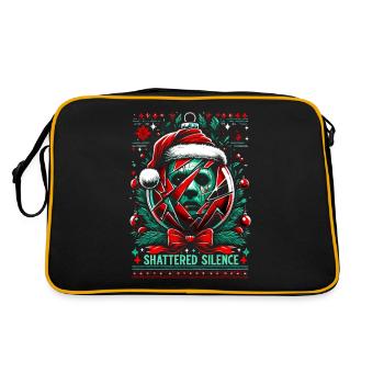 Shattered Silence Christmas Ball Horror Slasher - Retro Bag - black/gold - Back
