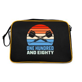 180 Retro Dart Dart Dart Player - Retro Bag - black/gold - Back
