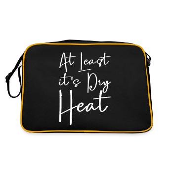 At Least It's Dry Heat - Retro Bag - black/gold - Back