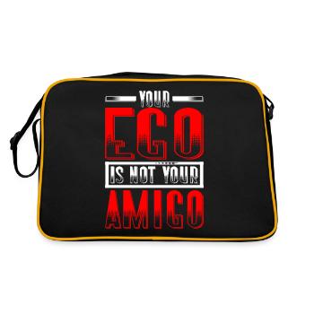 Your Ego Is Not Your Amigo 33 - Retro Bag - black/gold - Back