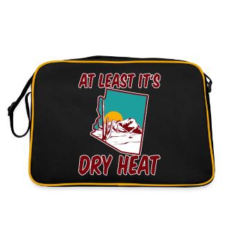 At Least It's Dry Heat 2 - Retro Tasche - Schwarz/Gold - Hinten