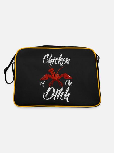 Chicken Of The Ditch 3 - Retro Bag - black/gold - Back