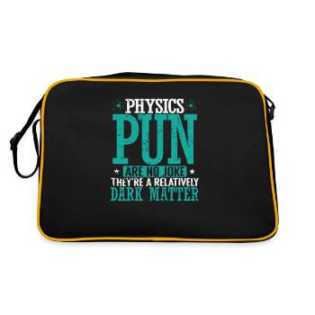 Les jeux de mots sur la physique sont une matière relativement sombre - Sac Retro - noir/or - Dos