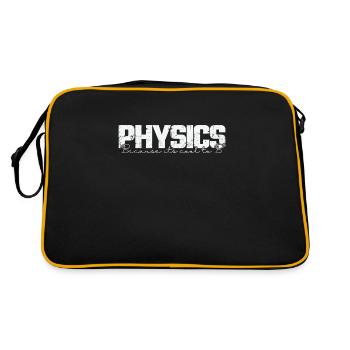 La physique parce que c’est cool d’étudier en B2 - Sac Retro - noir/or - Dos