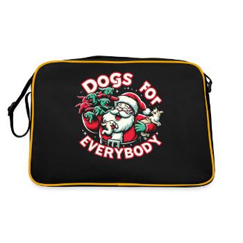 Chiens pour tous Propriétaires de chiens - Sac Retro - noir/or - Dos
