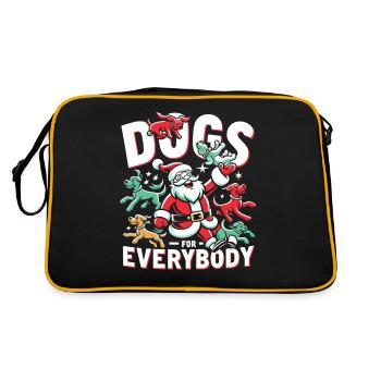 Chiens pour tous Propriétaires de chiens - Sac Retro - noir/or - Dos