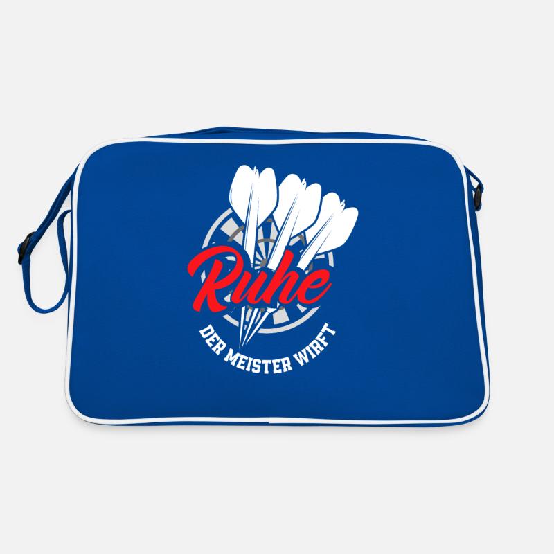Calm The Master Throws Dart Dart Player Retro Bag