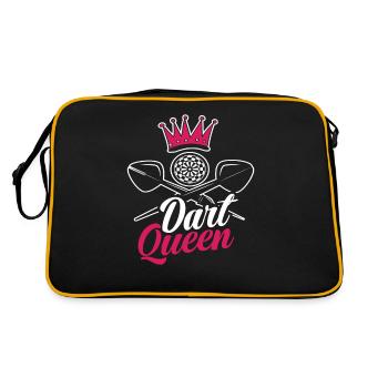 Dart Queen - Retro Bag - black/gold - Back