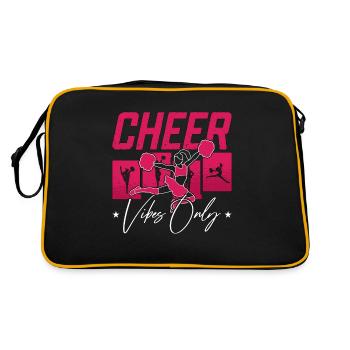 Dance Moves Cheer Vibes Only Breakdance Dancing - Retro Bag - black/gold - Back
