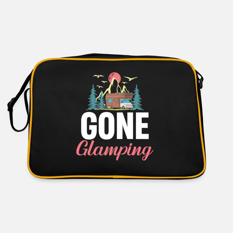 Gone Glamping Lady Campfire S'mores Retro Tasche