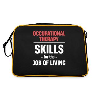 Occupational Therapy: Skills for the Profession of Occupational Health - Retro Bag - black/gold - Back