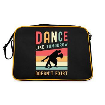 Dance Moves Dance Like Tomorrow Dancefloor Dancing - Retro Bag - black/gold - Back