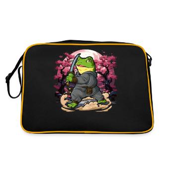 Grenouille samouraï - Sac Retro - noir/or - Dos