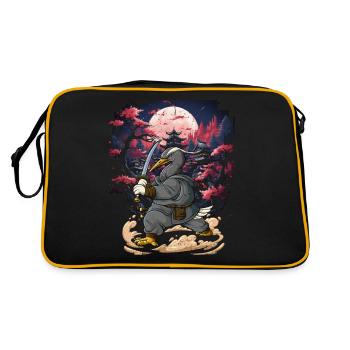 Grue de samouraï - Sac Retro - noir/or - Dos