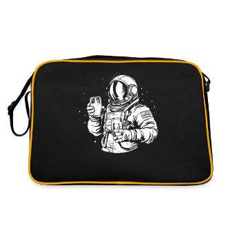 Bière Amateurs de bière - Sac Retro - noir/or - Dos