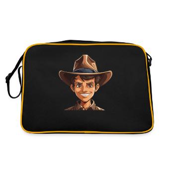 Scout - Retro Bag - black/gold - Back
