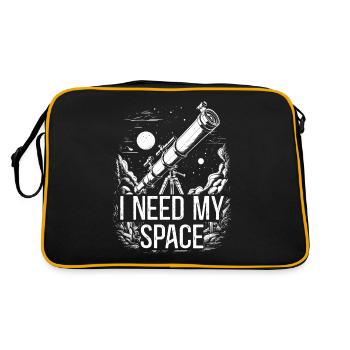 Astrophotography Space Astronomy Telescope - Retro Bag - black/gold - Back