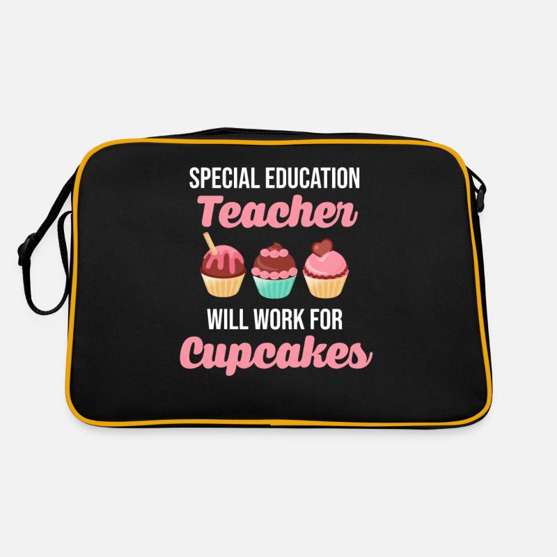 Special Education Teacher Gets Autism for Cupcakes Retro Bag