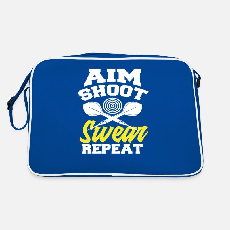 Aiming, Throwing, Swearing, Dart Player Dart Retro Bag