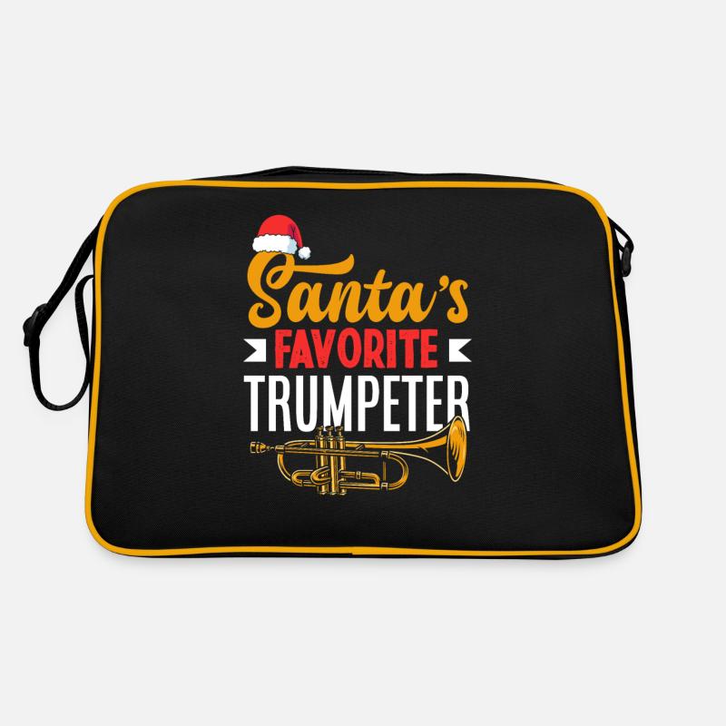 Trompete Trompeter Trompeten Spieler Retro Tasche