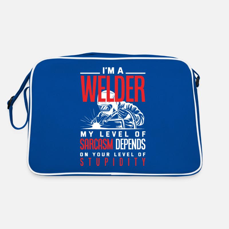 Funny Welder Gift Retro Bag