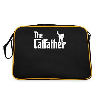 Cats daddy cat owner parody cat owner - Sac Retro - noir/or - Dos