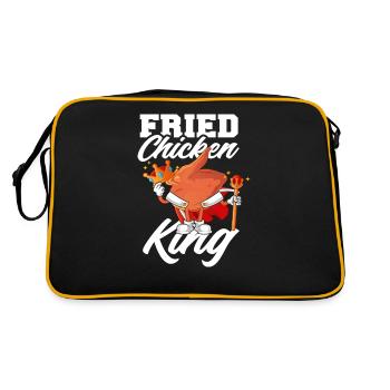 Fried Chicken King - Retro Bag - black/gold - Back