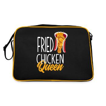Fried Chicken Queen - Retro Bag - black/gold - Back