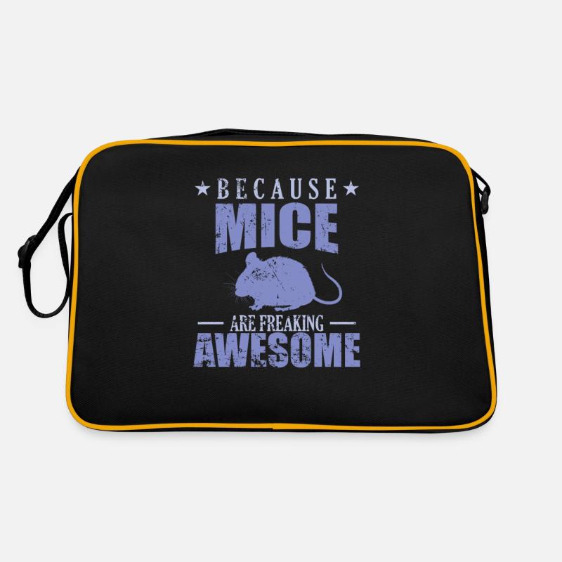Because Mice are freaking Awesome Nature Retro Bag