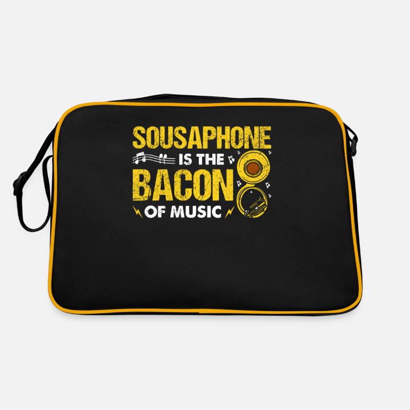 Funny Sousaphone Brass Band Player Marching Band Retro Bag