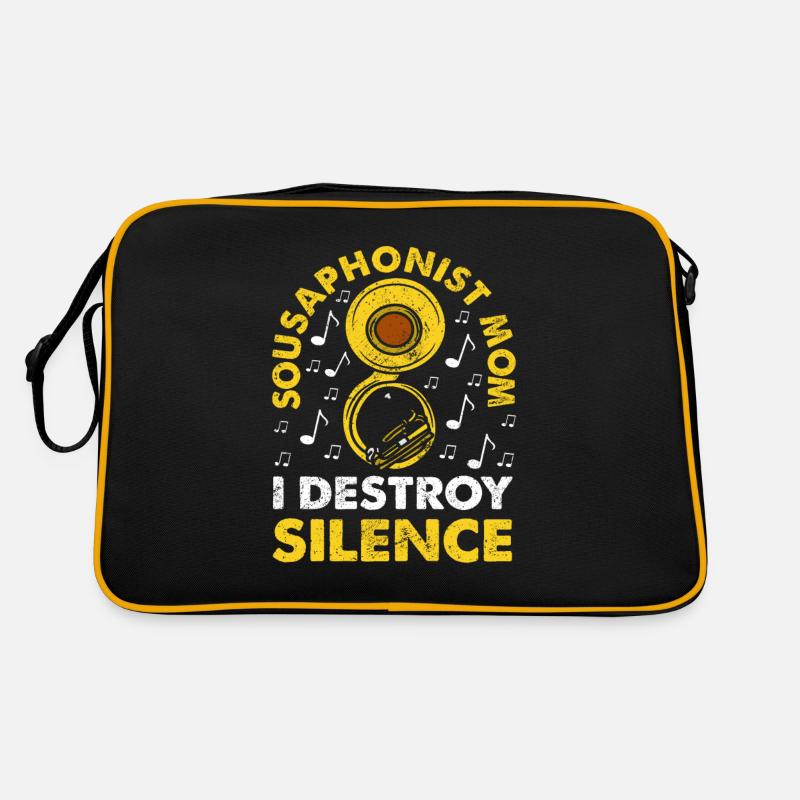 Funny Sousaphone Brass Band Player Marching Band Retro Bag