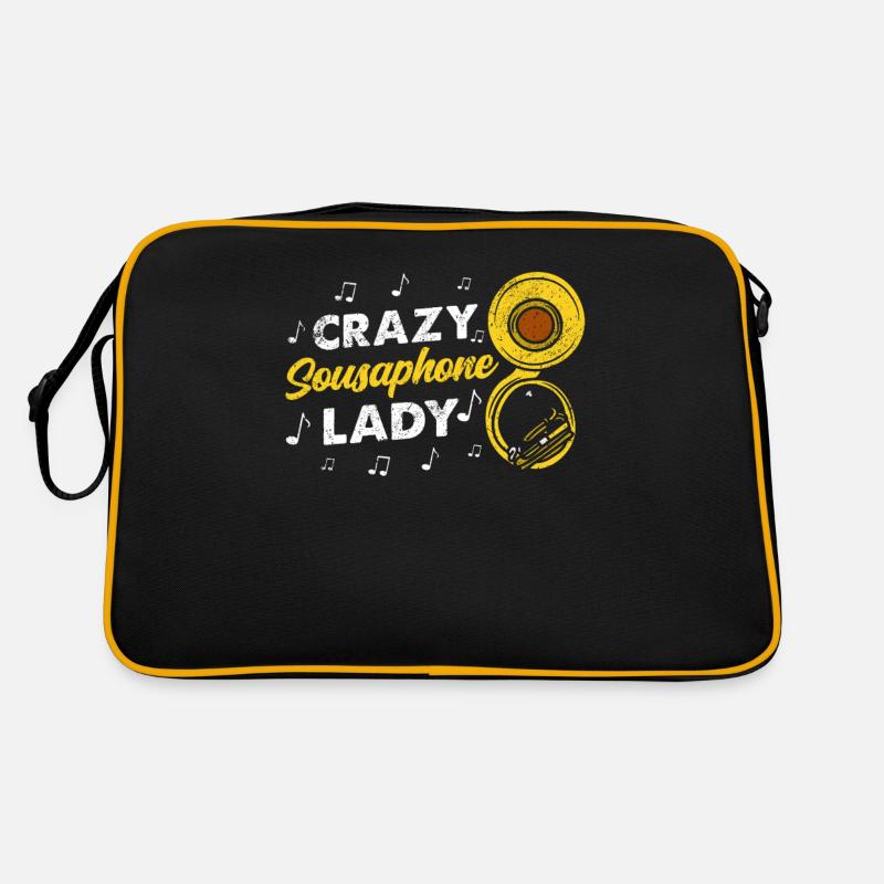 Funny Sousaphone Brass Band Player Marching Band Retro Bag