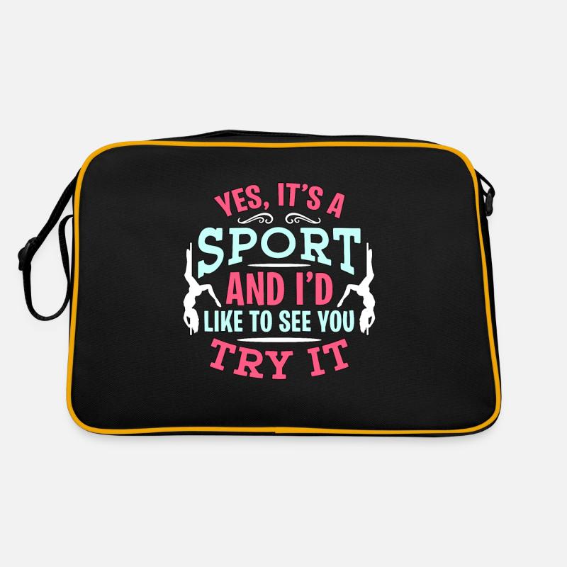 Pole dance Oui, c’est un sport et aime la pole dance Sac Retro