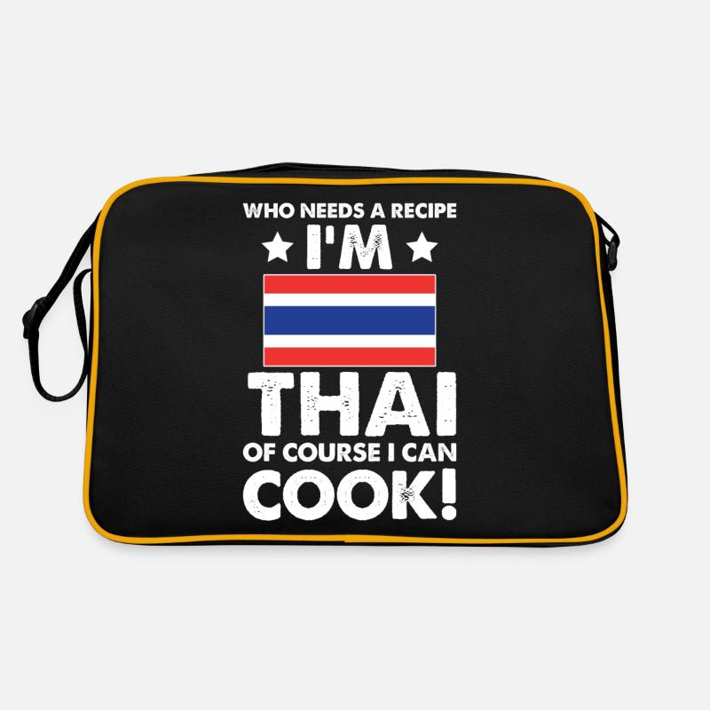 cuisine thaïlandaise cuisinier chef je suis thaïlandais bien sûr que je Sac Retro