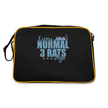 I was normal 3 Rats ago Rodent - Retro Bag - black/gold - Back