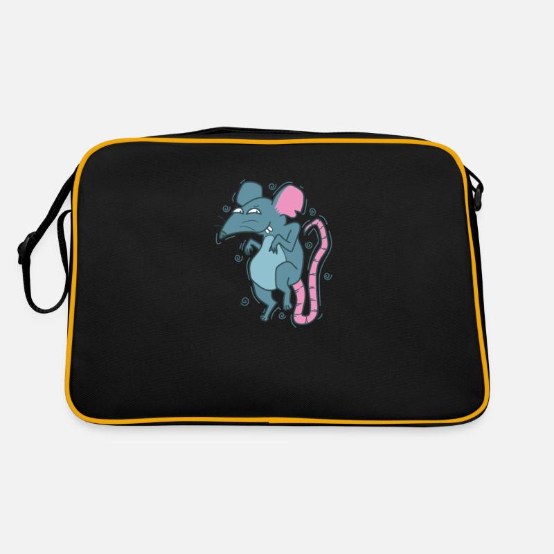 petit rongeur de compagnie rat Sac Retro