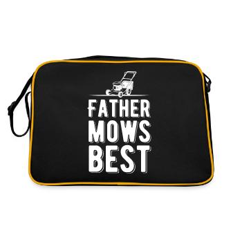 Le père fauche le meilleur drôle - Sac Retro - noir/or - Dos