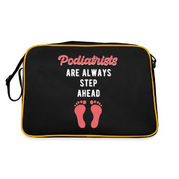 Les podiatres sont toujours l’esthéticienne pédicure - Sac Retro - noir/or - Dos