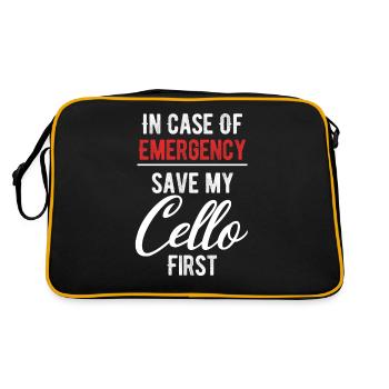 En cas d’urgence, sauvez d’abord mon violoncelle ! Jollier - Sac Retro - noir/or - Dos