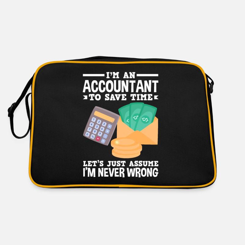 Drôle de cadeau comptable de conseiller fiscal Sac Retro