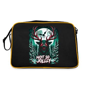 Pas si joyeux Festif Slasher Candy Cane Menace - Sac Retro - noir/or - Dos