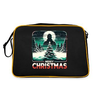 Joyeux Noël Festif Slasher Candy Cane Menace - Sac Retro - noir/or - Dos
