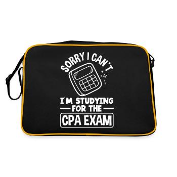 Drôle de cadeau comptable de conseiller fiscal - Sac Retro - noir/or - Dos